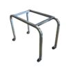 Steel Shopping Basket Stand - Including Castors - 65 x 34 x 40cm