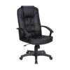 High Back Office Chair - Fire - Nylon - Swivel and Tilt - Gas Height - Black