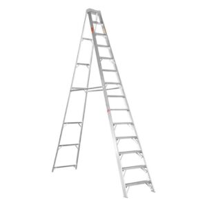 Aluminium Step Ladder - Single Sided - Heavy Duty Industrial - 14-Step - 4.20m
