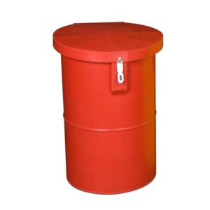 Hazardous Medical Waste Bin - Plastic - 50L - 33.5 x 50 cm
