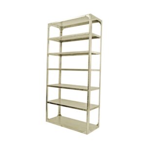 Bolted Shelving Steel Bay 7 Shelves - Uni-Angle - Seven Shelf Kit - Painted - 365.8 x 91.4 x 30.5 cm