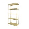 Bolted Shelving Steel Bay 5 Shelves - Uni-Angle - Five Shelf Kit - Painted - 335.3 x 91.4 x 30.5 cm