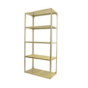 Bolted Shelving Steel Bay 5 Shelves - Uni-Angle - Five Shelf Kit - Painted - 335.3 x 91.4 x 30.5 cm