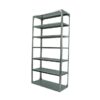 Bolted Shelving Steel Bay 7 Shelves - Uni-Angle - Seven Shelf Kit - Galvanised - 304.8 x 91.4 x 38.1 cm