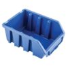 Matlock Plastic Storage Bin - Wall Mountable & Stackable - Label Holder - 11.6 x 16.1 x 7.5 cm - Blue