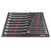 Kennedy Metric Combination Spanner Set - 26 Pieces - with full Width Foam Tool Control Inlay for Tool Chests