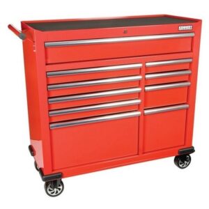 KennedyPro Steel Tool Roller Cabinet - 10 Drawers - 280kg Capacity - 108 x 106 x 45.8 cm