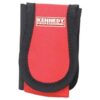 Kennedy Tool or Phone Pouch - Polyester - Red & Black - 8 x 16.5 cm