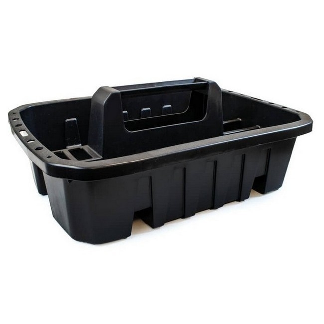 Kennedy Tool Tote Tray - Plastic - Black - 39.2 x 27.9 x 14.7 cm