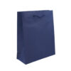 Navy Blue A4 paper carrier bag with cord handles