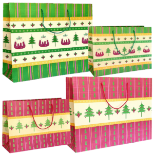 Christmas Bags – mixed pack of 4