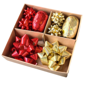 Giftset – 12 Piece Bows & Ribbon (R&G)
