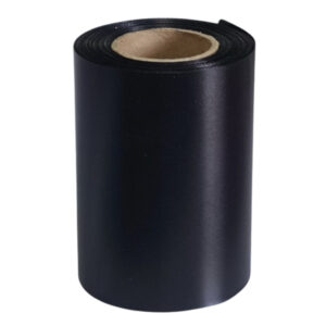 SFS Black Satin Ribbon -100mm x 20m