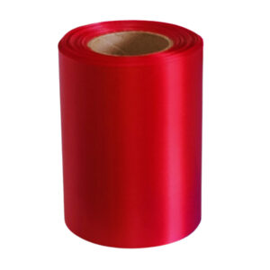 SFS Ruby Red Satin Ribbon -100mm x 20m