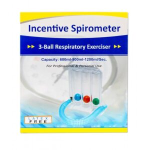 Spirometer 3-Ball-in-1 Upper Respiratory Exerciser