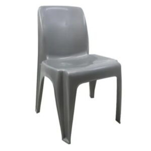 Carlow Plastic Chair- Silver