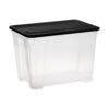 21 Litre Clear Storage Box – Assorted Colours