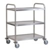 3 Tier Tea/Food Trolleys Grade 18/8 Stainless