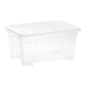 4.5 Litre Clear Storage Box – Assorted Colours