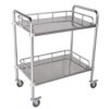 Stainless Steel Trolley – 2 Shelf