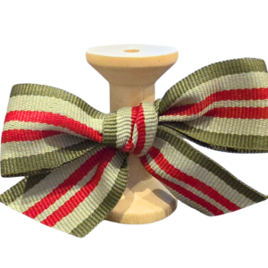 No 154 – Khaki Stone Red Stripe 25mm