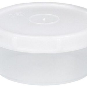 Bürkle Screw-bin 250 ml, PP Transparent, 104 x 50 mm with Screw-Cap PE