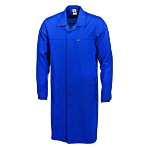 Bierbaum-Proenen BP Laboratory Coat Size 3XL, Royal Blue 65% Polyester / 35% Cotton 1/1 Arm, Unisex