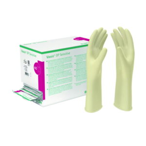 B. Braun Vasco OP Gloves, Size 6.5 OP Sensitive, Latex, Powder-Free, Sterile, Pack of 40 Pair