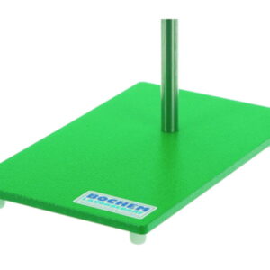 BOCHEM Stand Base 210x130x8 mm Steel, Varnished, Thread M10, 1 Adjustable Foot