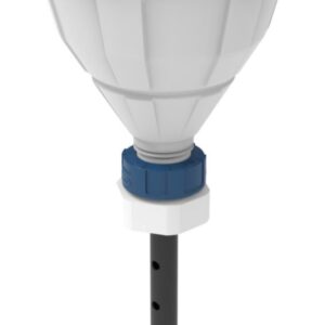 SCAT Funnel with Ball "ARNOLD" V2.0 S65 PE-HD White with Lance (220 mm)