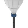 SCAT Funnel with Ball "ARNOLD" V2.0 GL45 PE-HD White with Lance (220 mm)