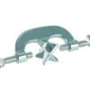 BOCHEM Double Cross Bosshead 16.5 mm, with Thumb Screw, Angle 90° + 180°, Aluminium