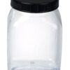Bürkle Wide Neck Jar Square 1000 ml PVC, with Lid