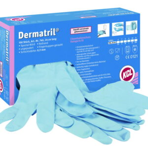 Honeywell KCL Dermatril 740 Disposable Gloves – Size 7, Pack of 100
