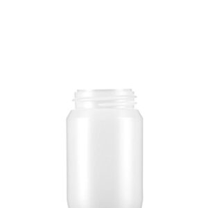 Kautex Textron Storage Jar Round HDPE Natural 100ml Without Lid