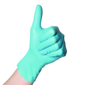 Semperit Disposable Gloves Size M 7-8 Semperguard Xpert Nitrile Blue Powder-Free Pack of 100