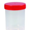 Ratiolab Multipurpose Beakers, 200 mL, PP, with Red Screw Lid, Non-Graduated, Sterilized (Pack of 150)