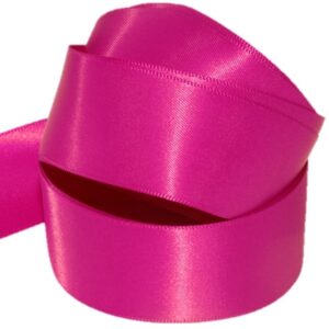 DFS Beauty Fuscia (7mm) Satin Ribbon