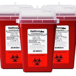 Alternative view of 2,5L Base & Lid Round Sharps container