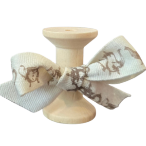 No 085 – Teapots Bamboo/Chocolate print 20mm