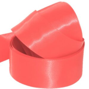 DFS Coral (10mm) Satin Ribbon
