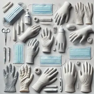 elbow length white leather gloves