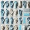 Ansell Touch N Tuff Blue, Size L (8,5-9) Nitrile Disposable Gloves, Not Powdered, Structured Fingertips, 300 mm, Pack of 100