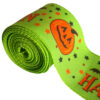 Halloween Ribbon with wired edge – Lime Happy-Halloween