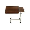 Mobile Overbed Table (Wooden Top) Swivel