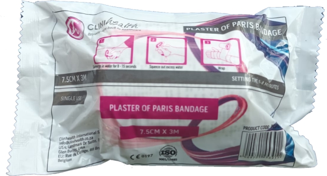 Plaster of Paris Bandage 5cm x 3m – Singles