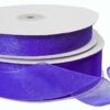 Purple Organza Ribbon 20mm x 100m