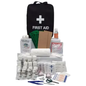 Regulation 3 (Factory) First Aid Kit (Government Spec) with First Aid Bag - Black