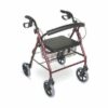 Rollator 4 Wheel with 8? Wheels Solid Castor Aluminium Lite