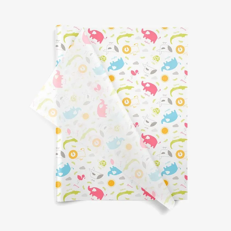 Safari Park Wrapping Tissue (25 Sheet Pack)